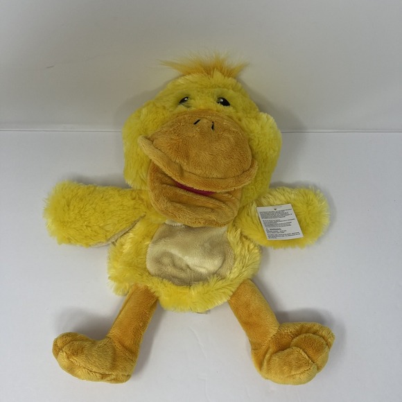 The Unbranded Brand Other - KellyToy Quacking Duck Hand Puppet Plush Stuffed Animal 13 inches Soft Furry Toy